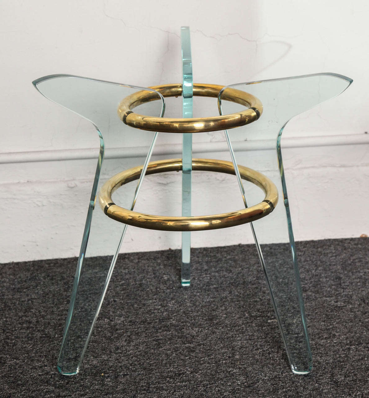Glass Italian Table Made in 1940s 4