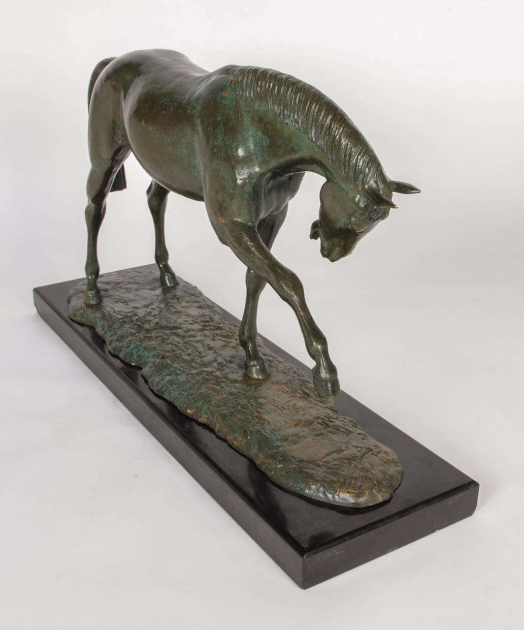 Andre Vincent Becquerel Arabian Horse Sculpture, circa 1930 For Sale 2