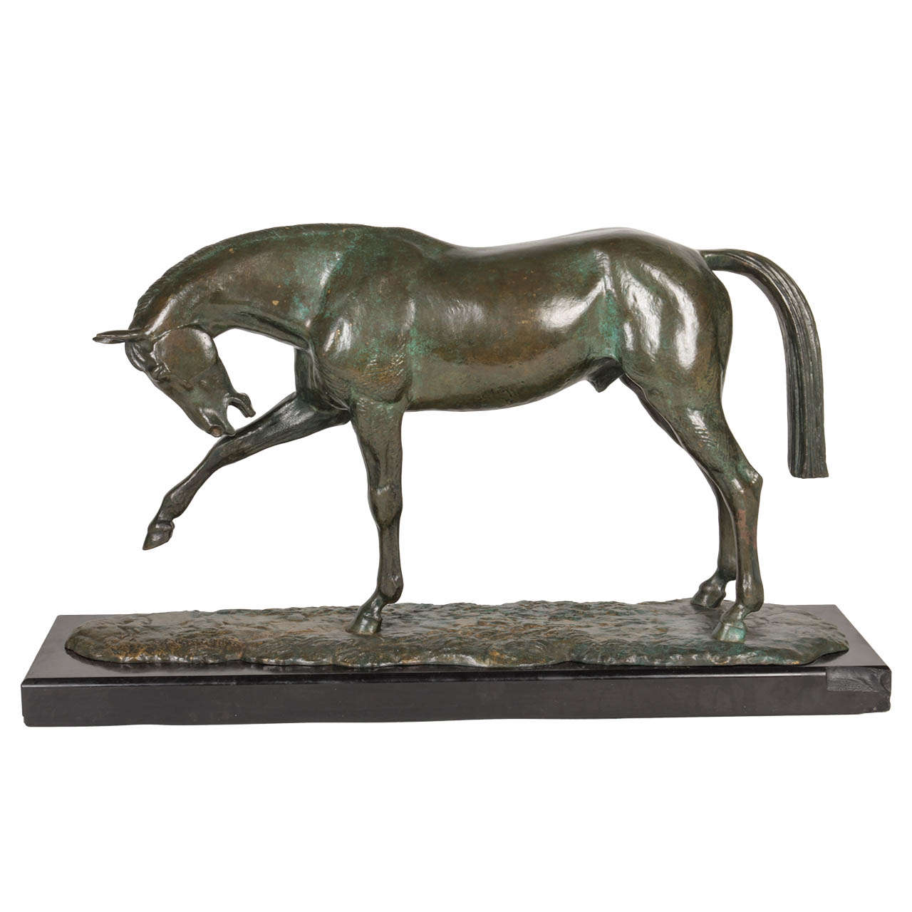 Andre Vincent Becquerel Arabian Horse Sculpture, circa 1930 For Sale