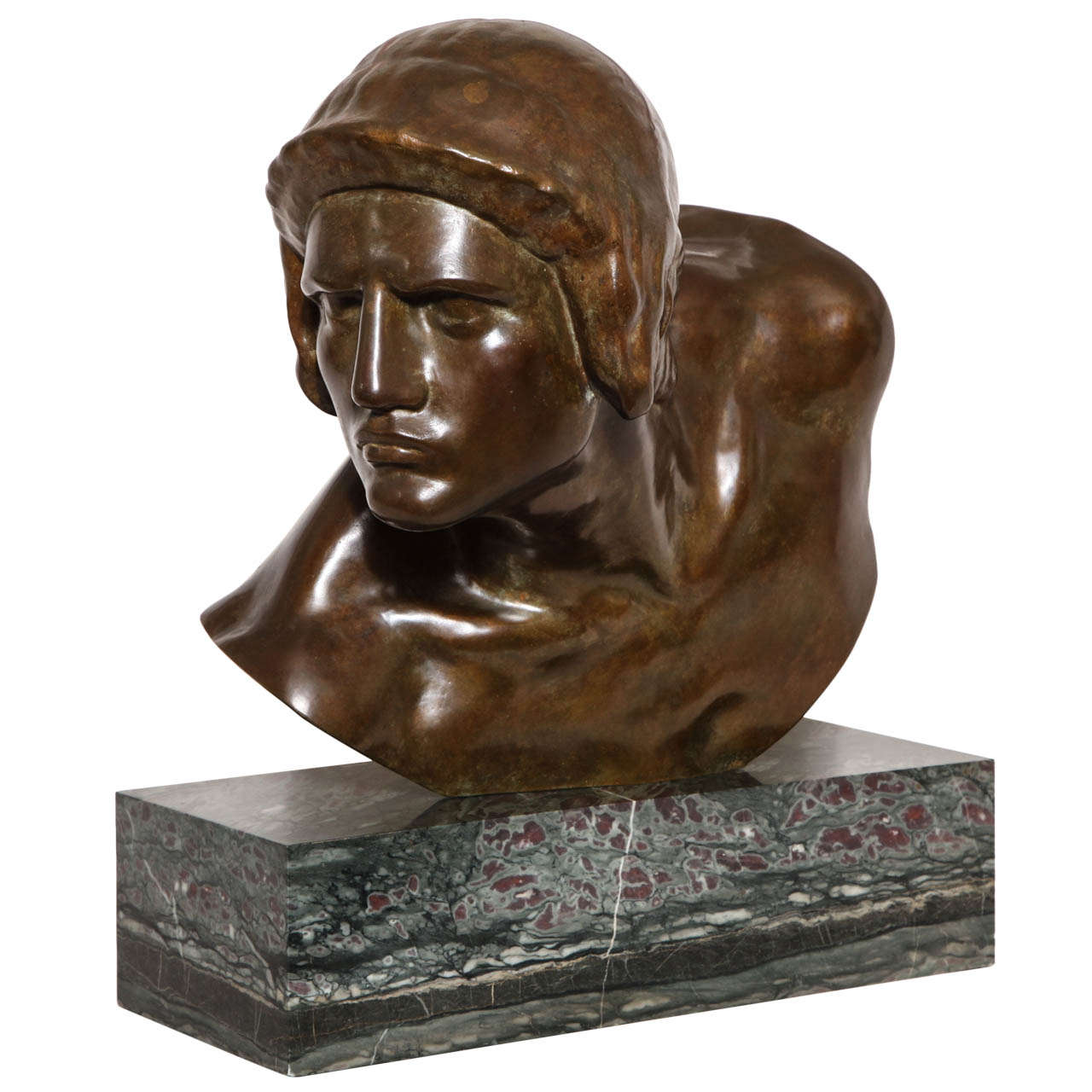 'Gladiator' Bronze Sculpture by Constant Ambroise Roux For Sale