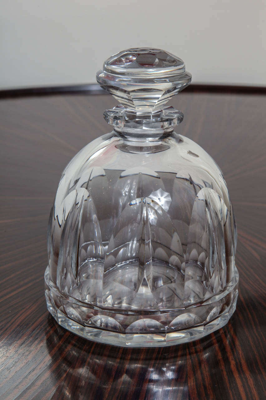 Sue et Mare French Art Deco Crystal Decanter In Excellent Condition For Sale In New York, NY