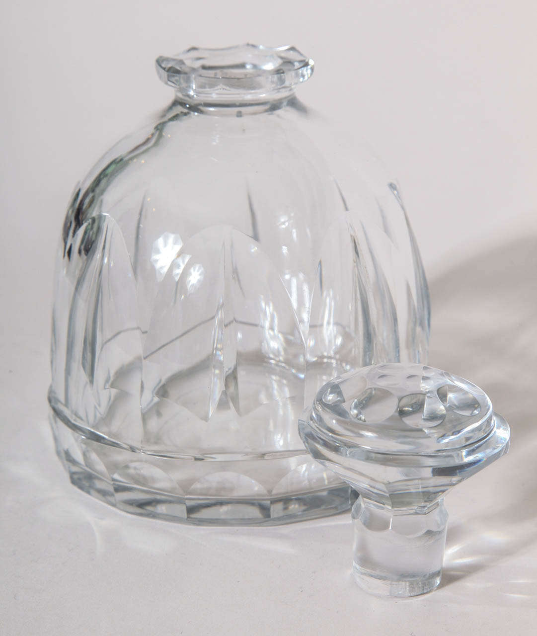 Sue et Mare French Art Deco Crystal Decanter For Sale 1