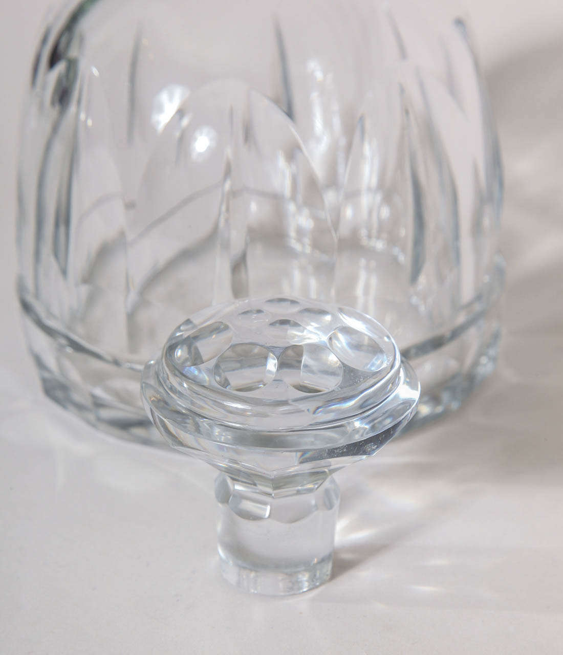 Sue et Mare French Art Deco Crystal Decanter For Sale 3