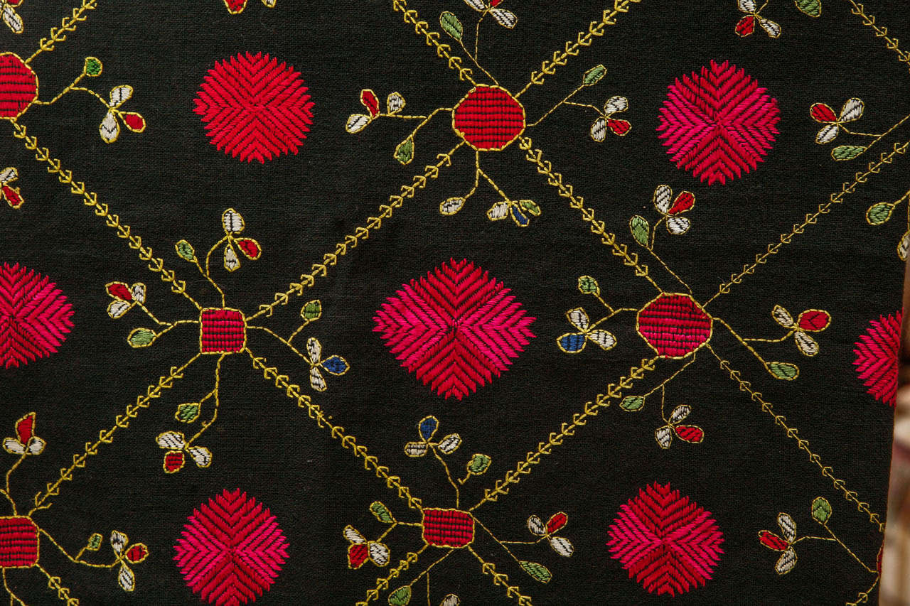 20th Century Swat Valley Embroidered Shawl