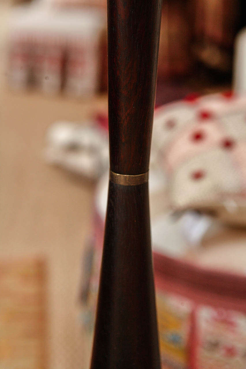 Mid-Century Teak Floor Lamp In Excellent Condition In Los Angeles, CA