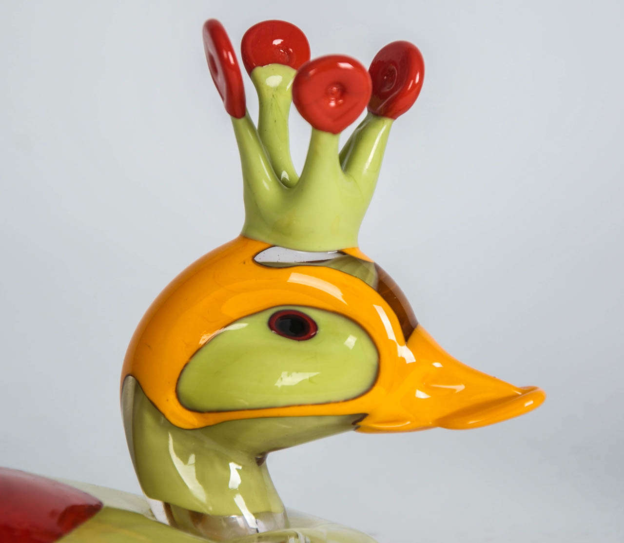 Swedish Multi-Coloured Glass Ducks