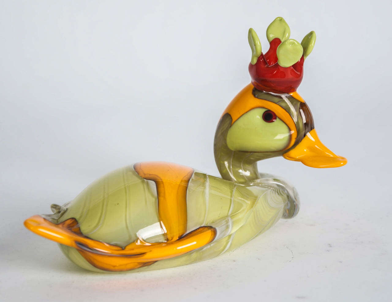 Multi-Coloured Glass Ducks In New Condition In London, GB