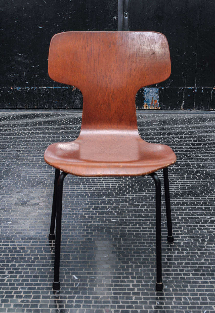 Danish Arne Jacobsen Rare 3103 Children's Chair set of 3