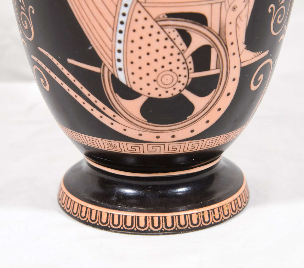 English Neoclassical Greek Vase with Mythological Figures