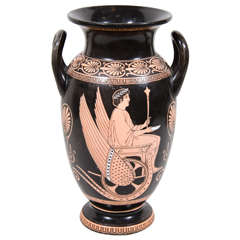 Neoclassical Greek Vase with Mythological Figures