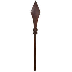 Tribal 19th Century Wooden Dance Club, Samoa 12