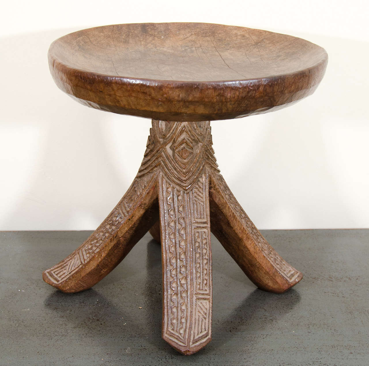 Early 20th Century Tribal Igbo Stool, Nigeria For Sale at 1stDibs