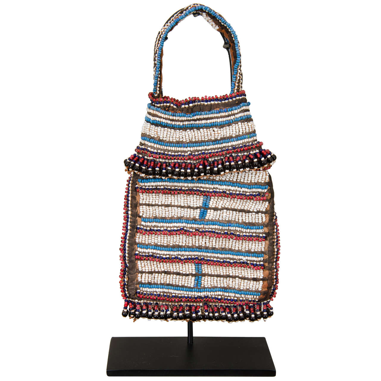 19th Century Tribal Beaded Tobacco Bag, South Africa at 1stDibs ...