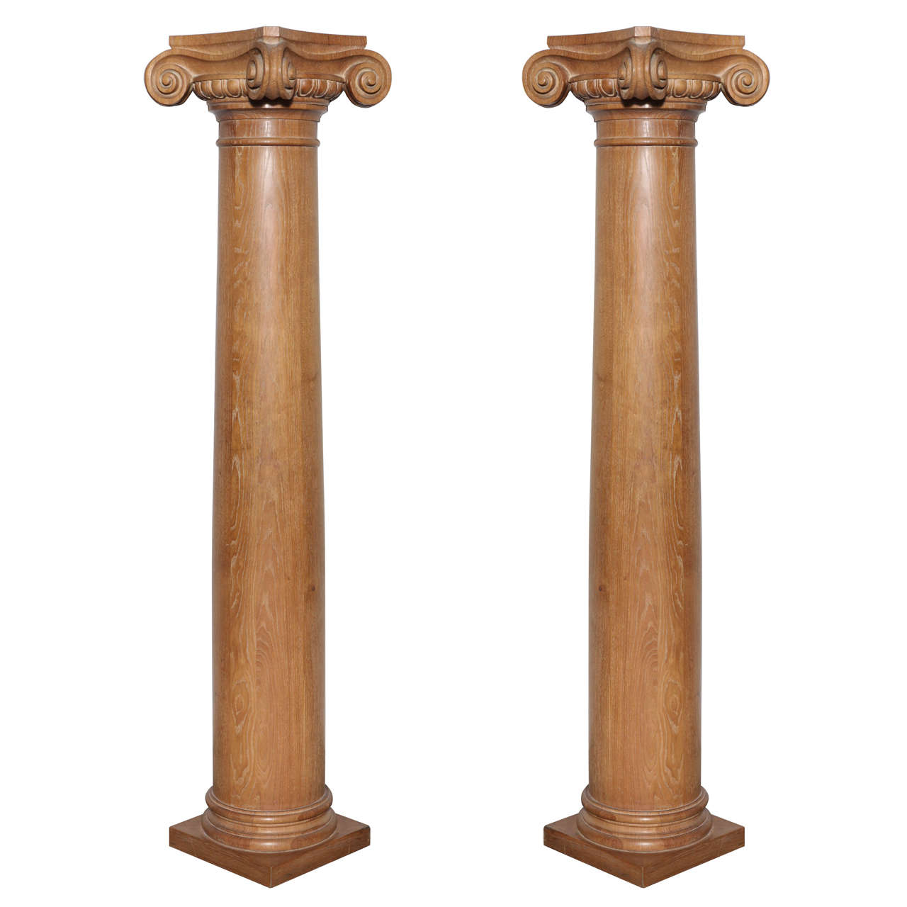 Pair of Ionic Columns For Sale