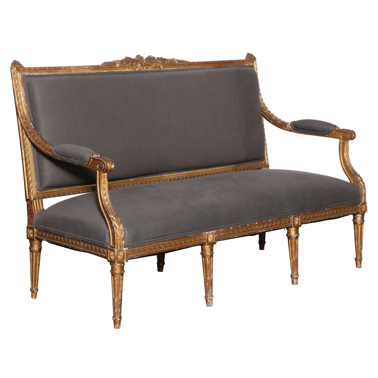 Louis XVI Style Settee at 1stdibs