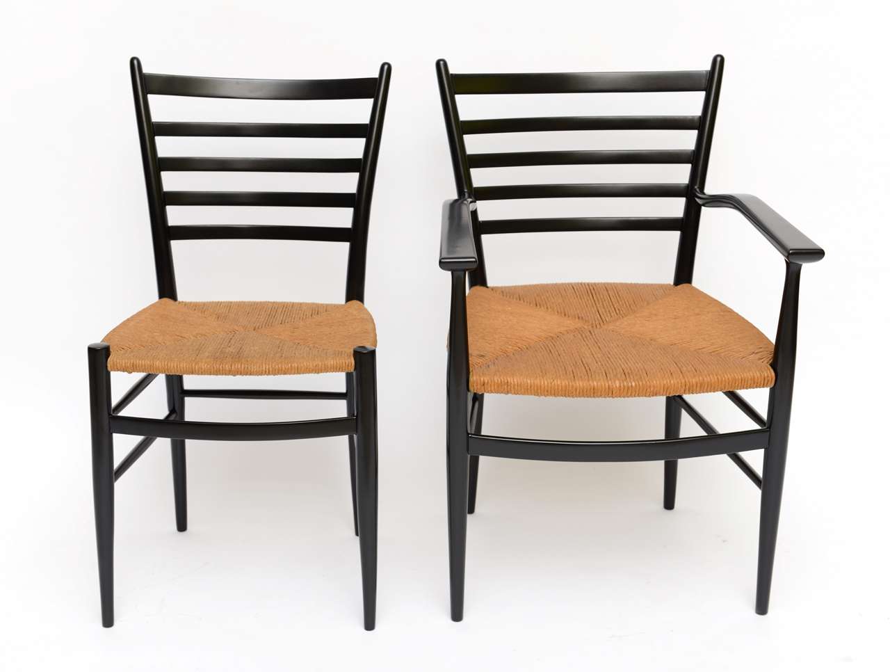 Wood Six Fine Figli di Sanguineti Modern Chiavari Dining Chairs