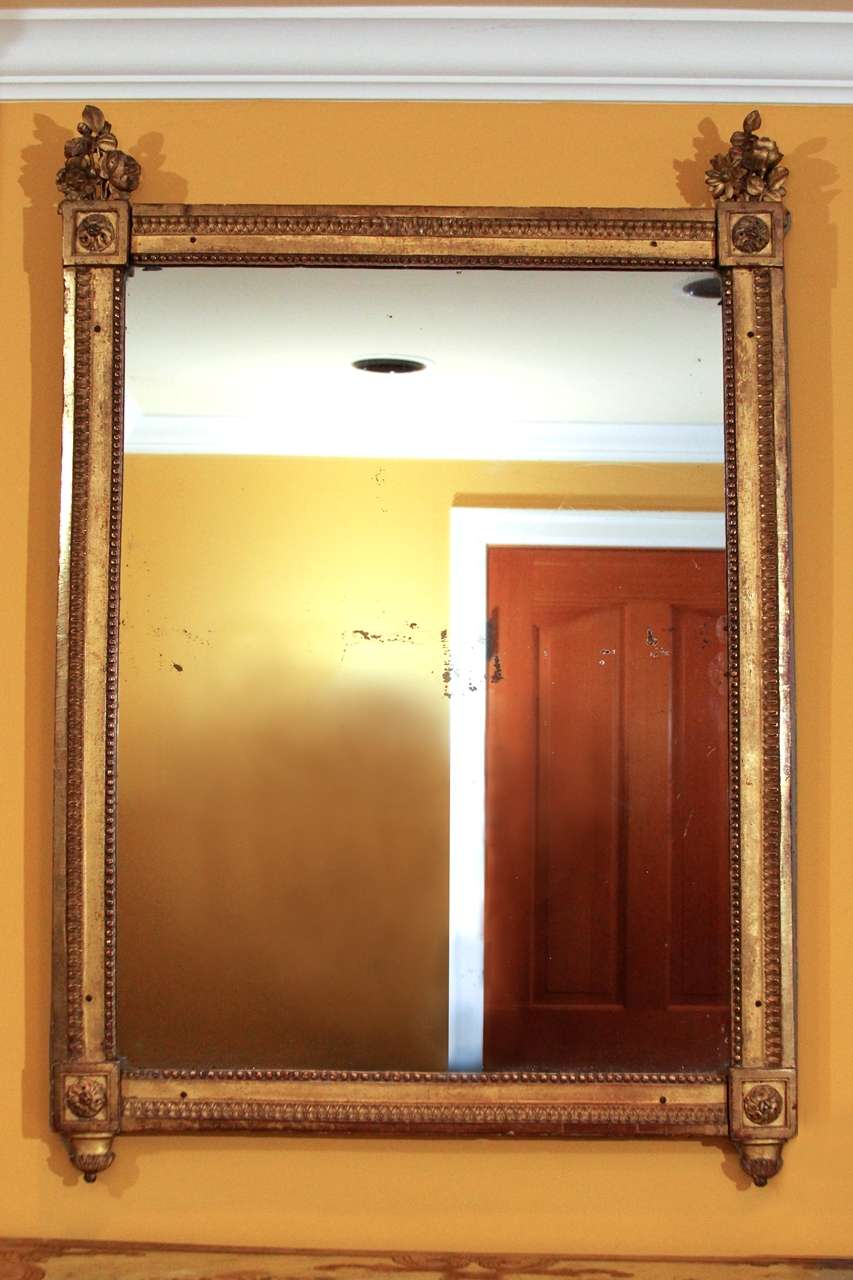 French Gilt Directoire Mirror