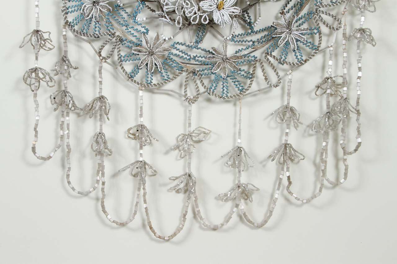 Beaded Religious Wall Hanging For Sale at 1stdibs