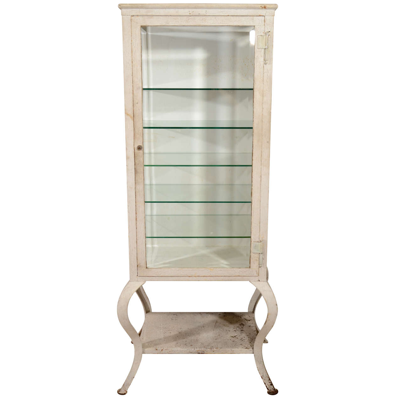 Early 20th Century Medical Cabinet with Cabriole Legs at 1stdibs