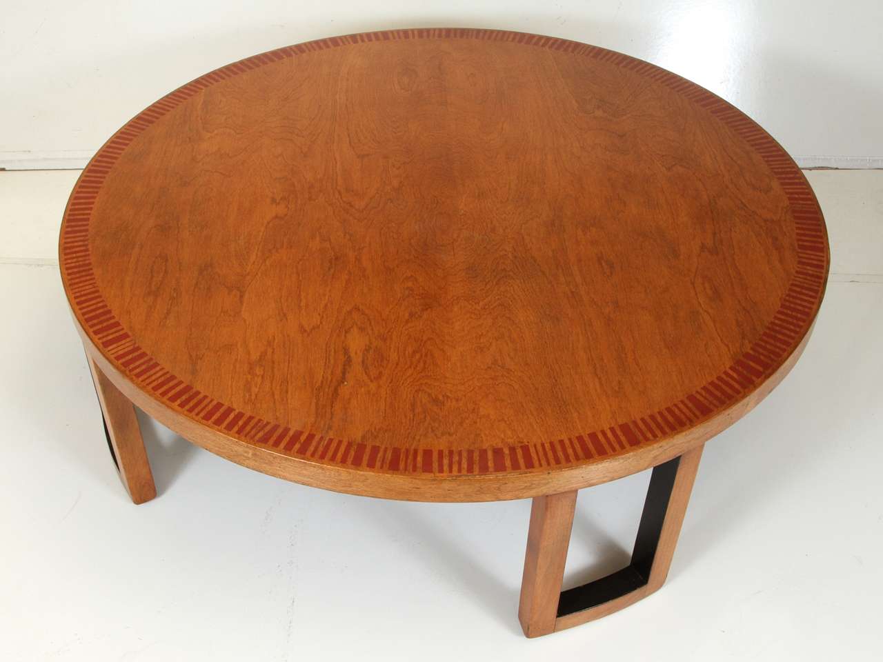 Ash Van Keppel and Green Round Coffee Table
