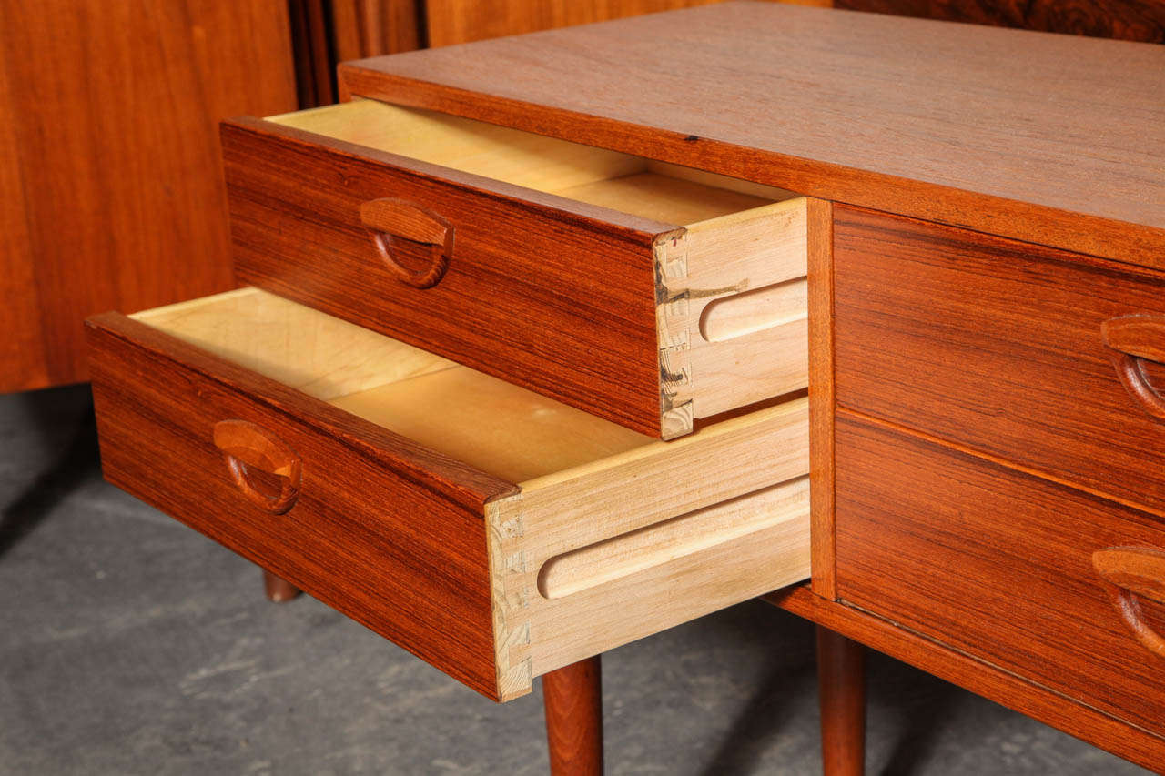 Midcentury Danish Nightstands by Kai Kristiansen In Excellent Condition In New York, NY