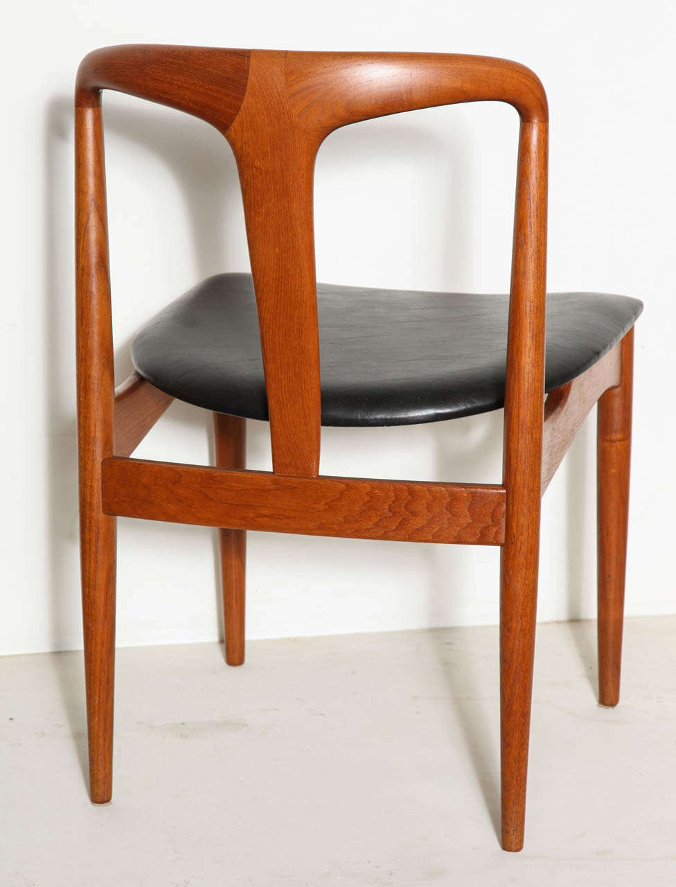 Danish Juliane Leather Dining Chairs by Johannes Andersen, Set of 6 1