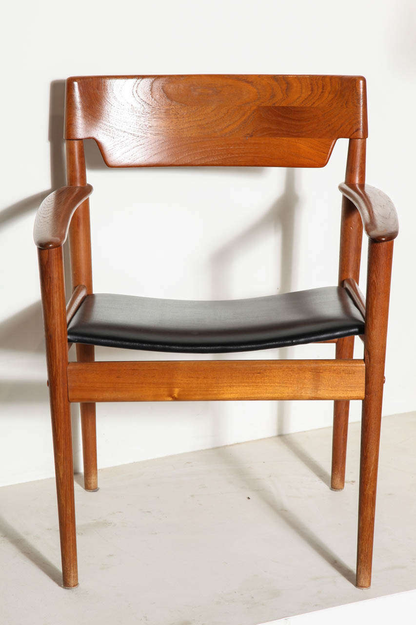 Vintage 1950s Danish Chairs by Grete Jalk.

These Danish Grete Jalk Chairs are in beautiful condition and original leather. These would be great in a salon or office. We also offer reupholstery to fit your style. Ready to be picked up or