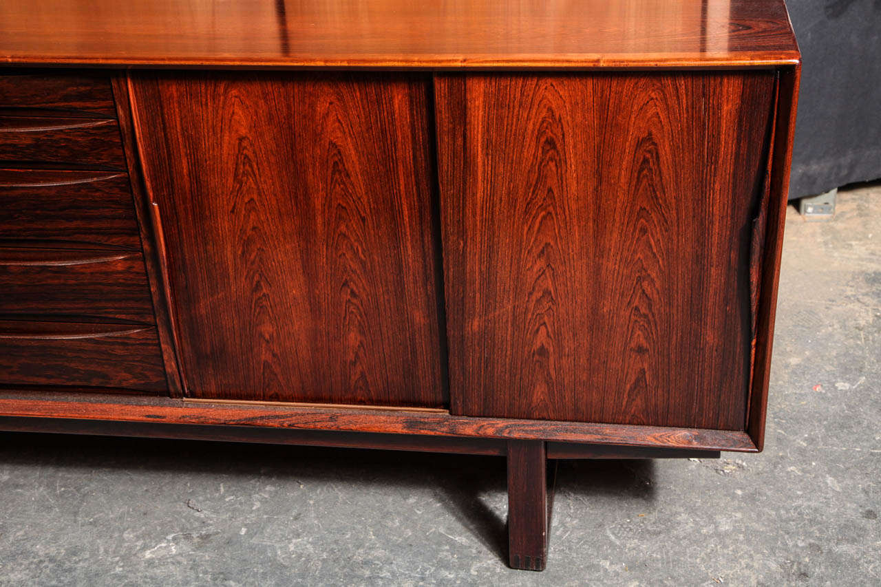 Rosewood Credenza by Gunni Omann In Excellent Condition In New York, NY