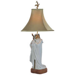 Vintage Asian Figure as Table Lamp