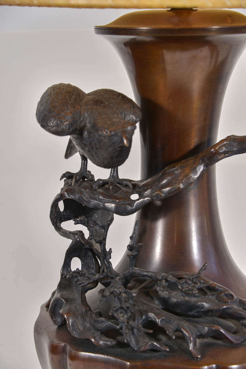 American Cast Bronze Table Lamp