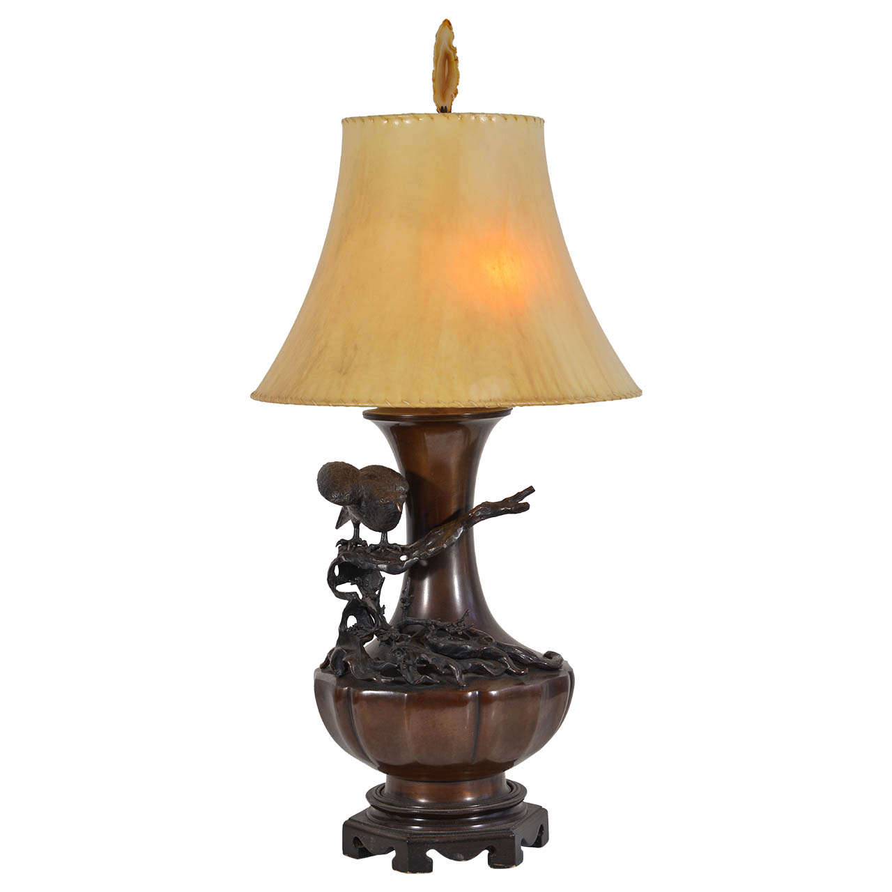 Cast Bronze Table Lamp