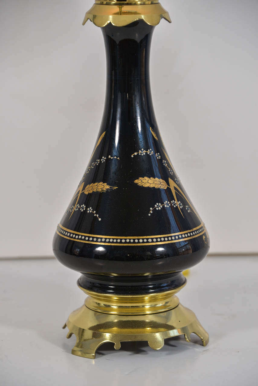 Neoclassical Carcel or Moderator Oil Lamp, Electrified For Sale