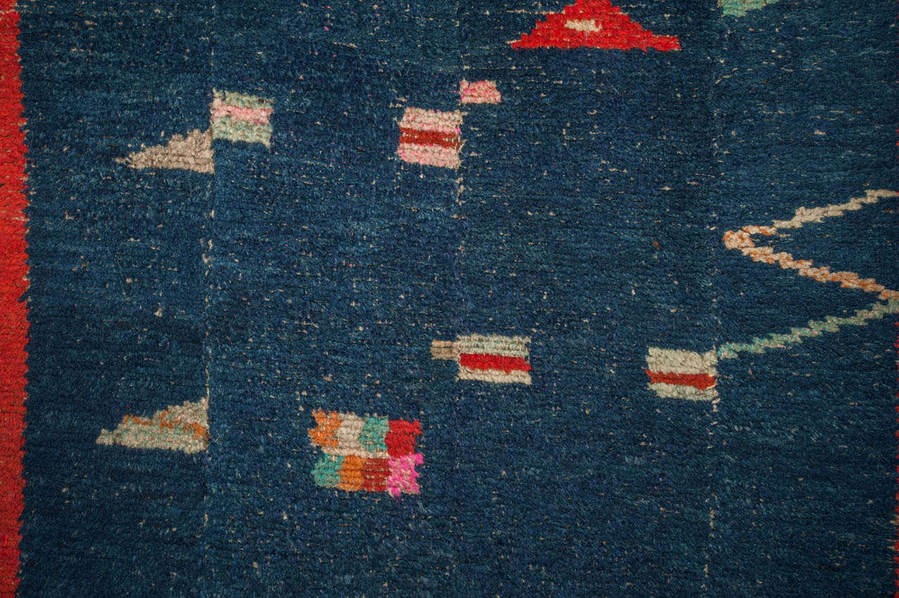 Tibetischer Tsukdruk-Teppich (Mitte des 20. Jahrhunderts) im Angebot