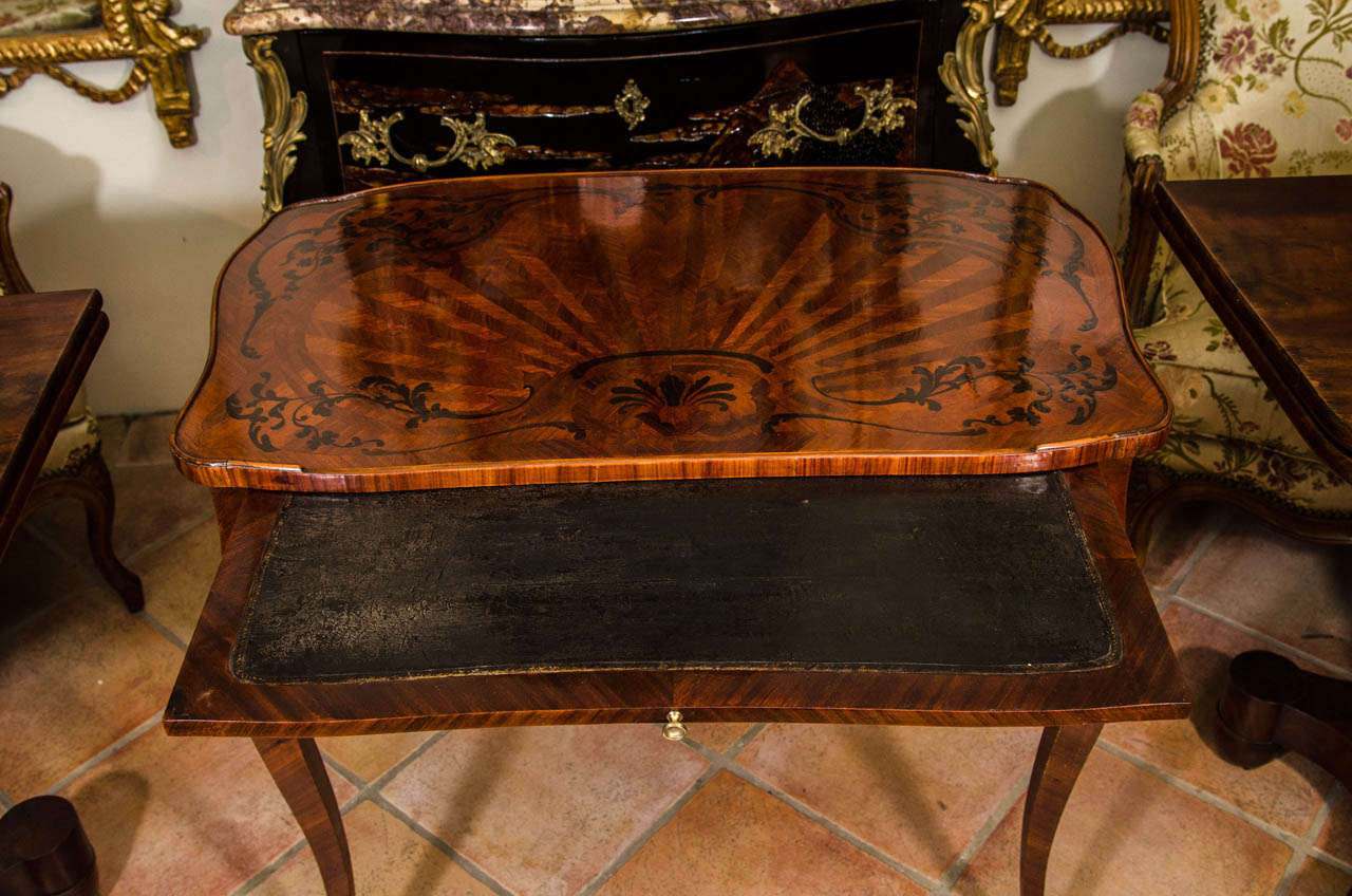 Louis XV Marquetry Inlaid Table 1