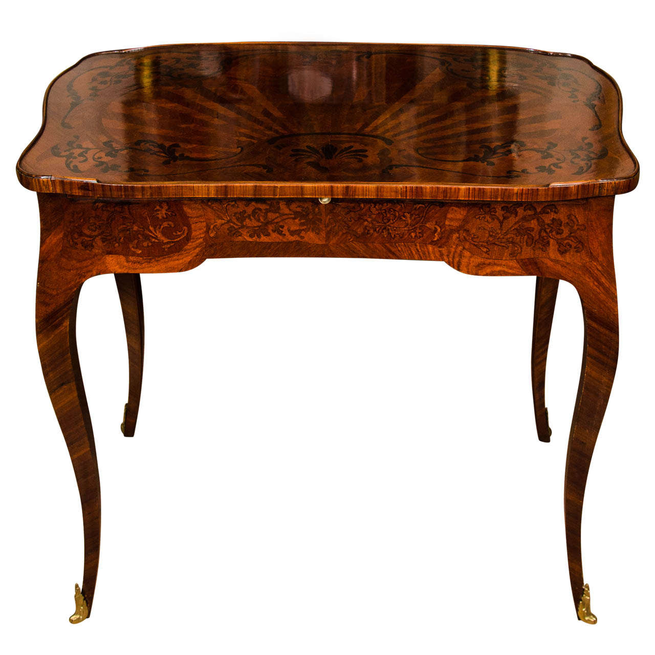 Louis XV Marquetry Inlaid Table