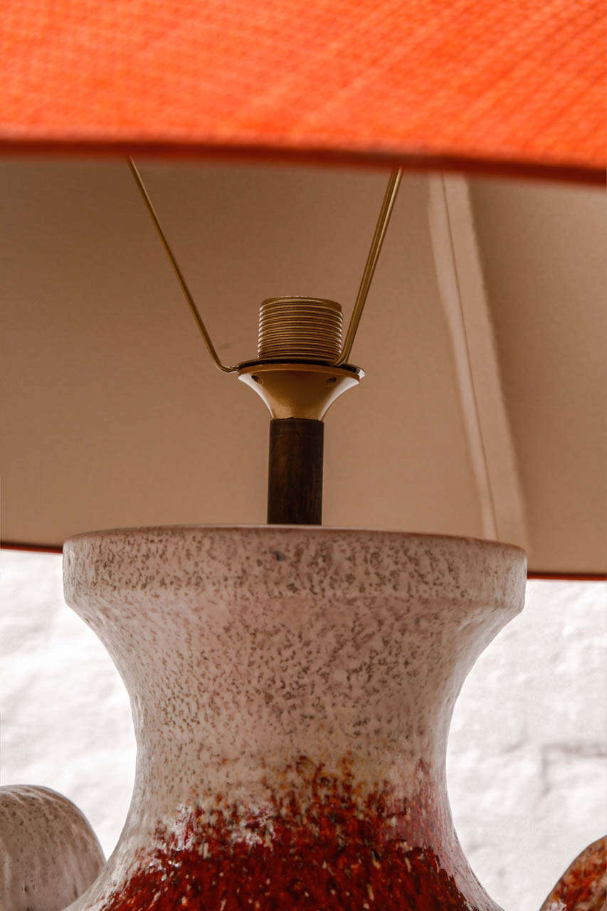 Ceramic German 1950s  Table Lamp For Sale