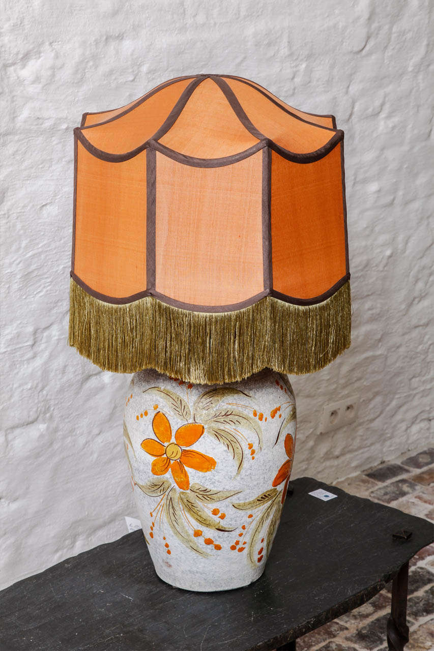 French Romantic Table Lamp 1970s