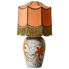 French Romantic Table Lamp 1970s