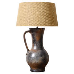 French Vallauris Table Lamp, 1960s