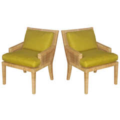 Pair of 1980's Armchairs