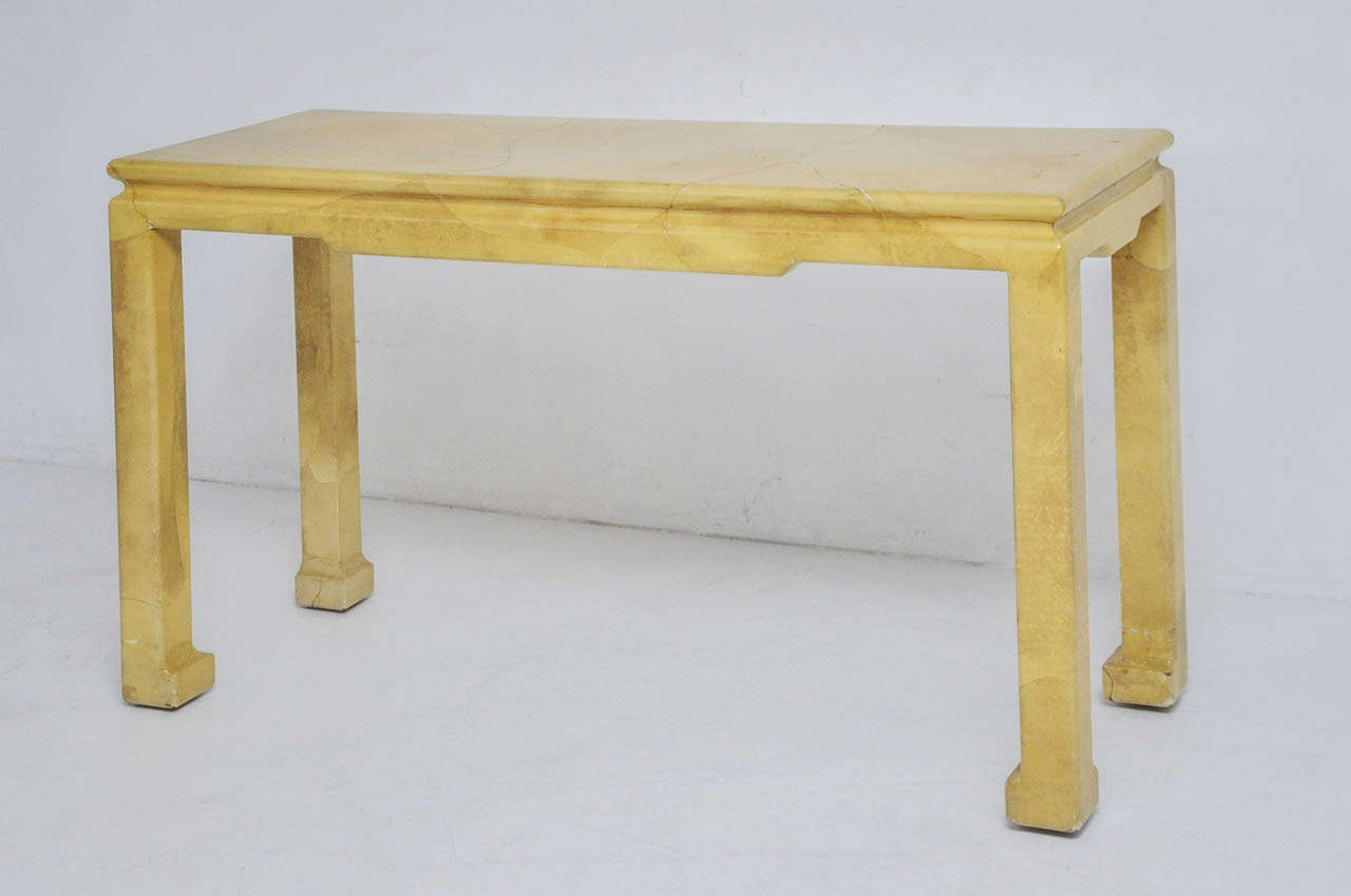 Karl Springer Parchment Console