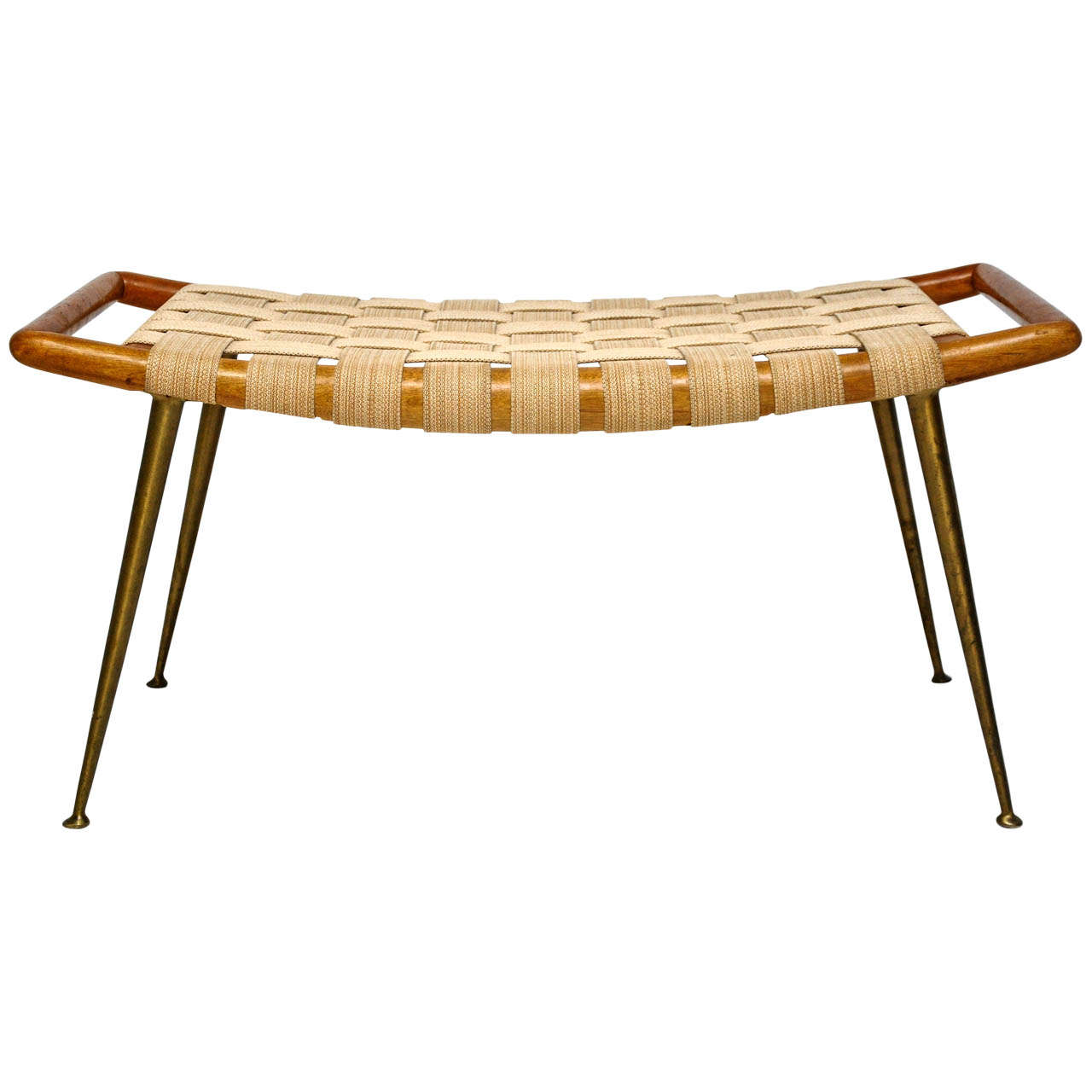 T.H. Robsjohn-Gibbings Webbed Bench