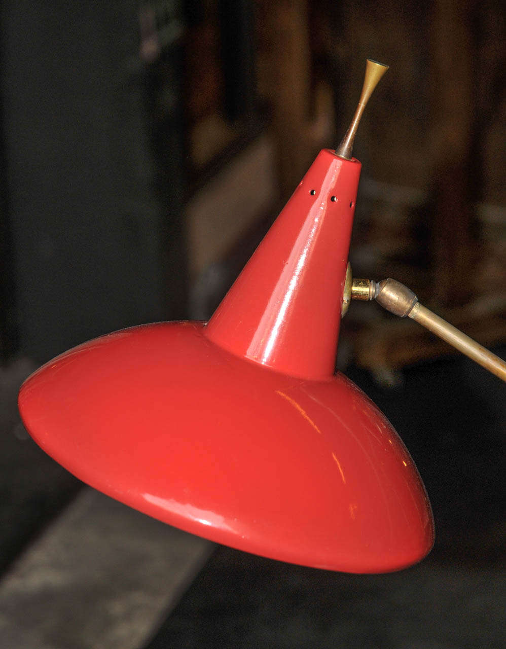Marble 1950's Floor Lamp For Sale