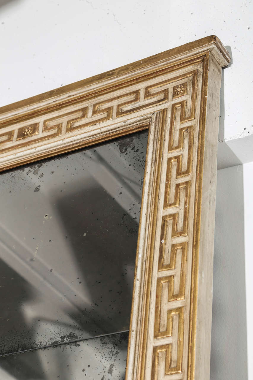 European 18th Century Neoclassic Trumeau Mirror