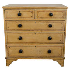 Regency Faux Bamboo Chest of Drawers