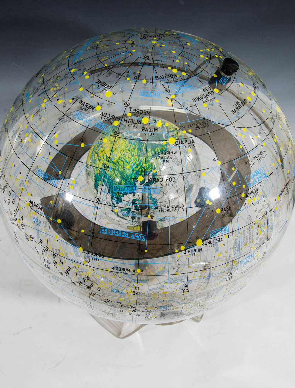 American Modern Farquhar Transparent Plexiglass Globe