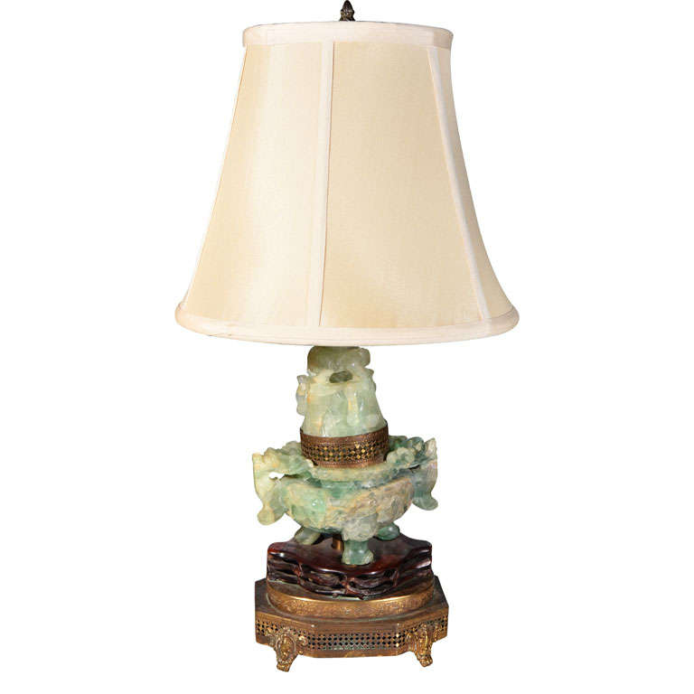 Green Jade Lamp