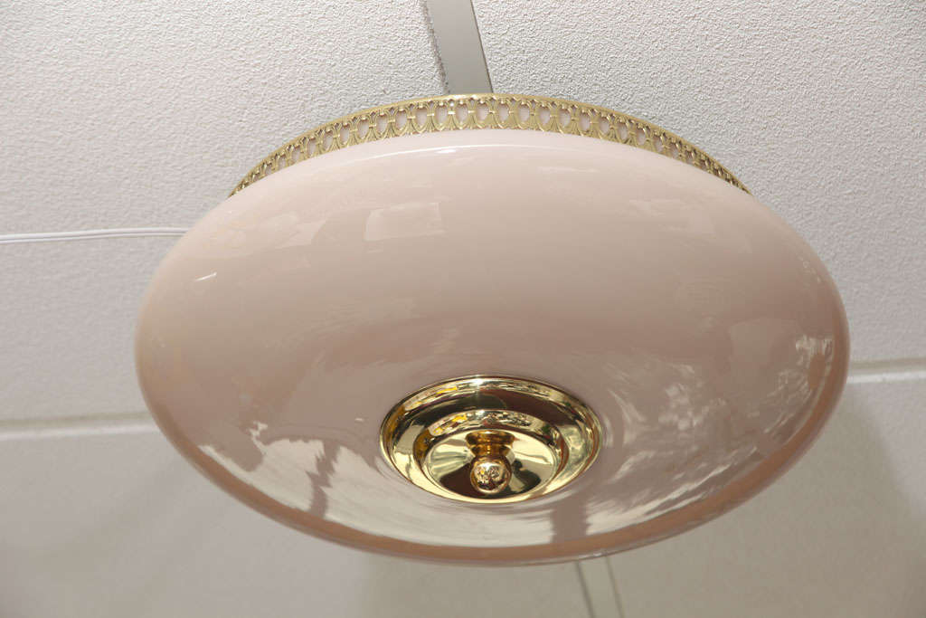 French SALE!   SALE!  SALE!   Chanel PINK DECO   ceiling light FINAL SALE
