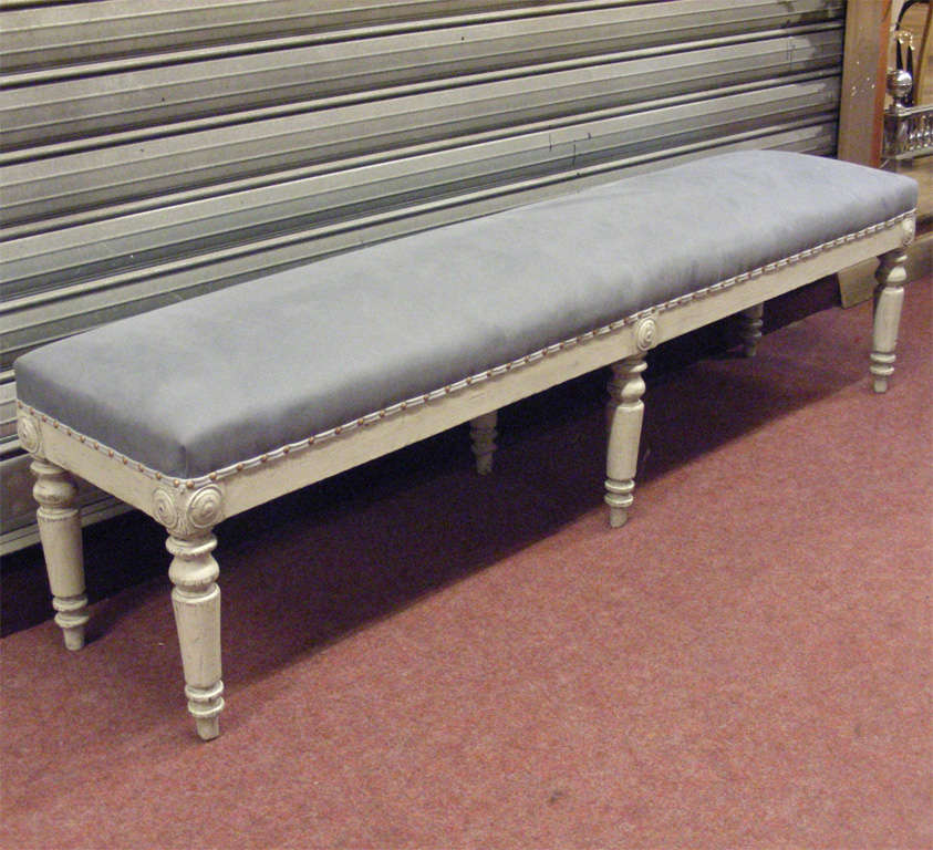 French Mid-19th Century Neo-Classical Style Bench For Sale