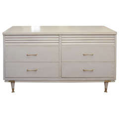 Sleek Ivory White Dresser